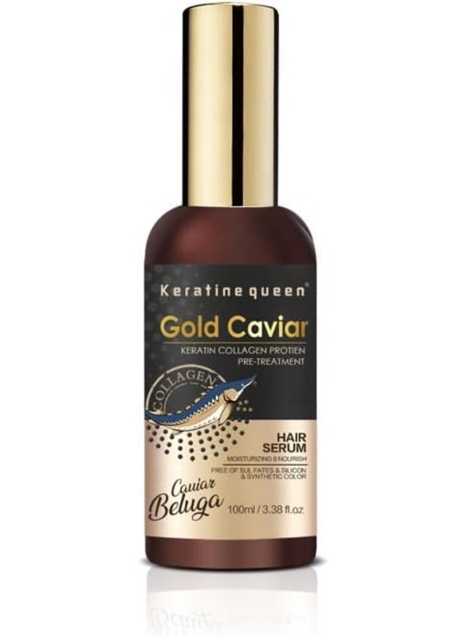 كيراتين كوين زيت الشعر كيراتين كوين جولد كافيار بيلوغا 100 مل - Image 1